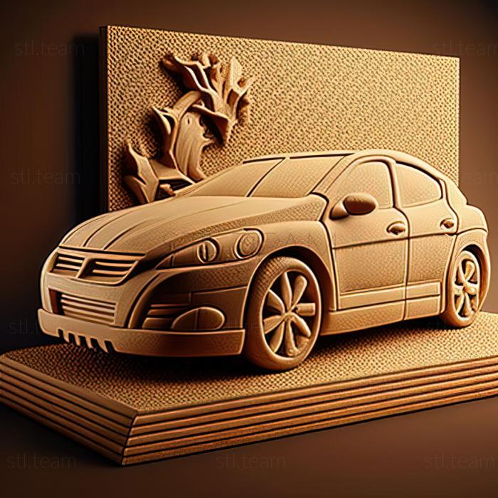3D model Peugeot 407 (STL)